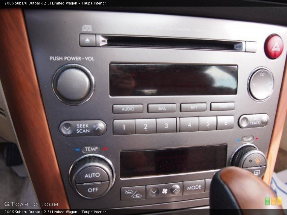 Taupe Interior Controls for the 2006 Subaru Outback 2.5i Limited Wagon #67083295