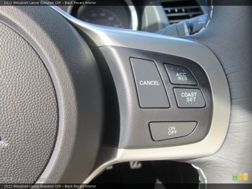 Black Recaro Interior Controls for the 2012 Mitsubishi Lancer Evolution GSR #67083793