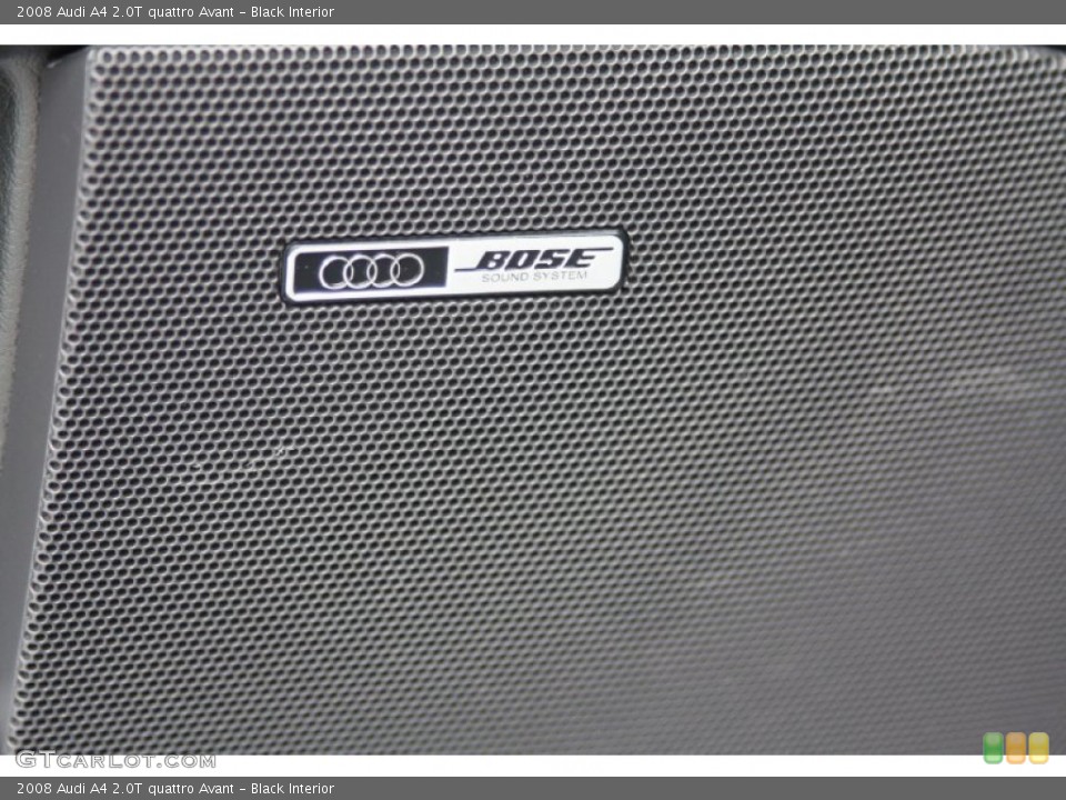 Black Interior Audio System for the 2008 Audi A4 2.0T quattro Avant #67085350