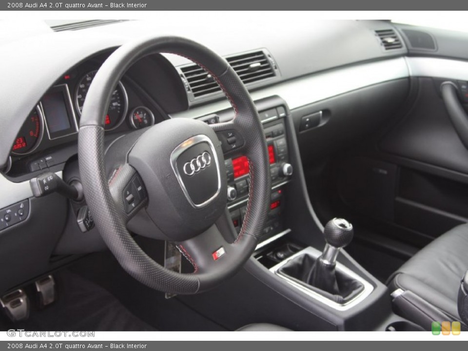 Black Interior Dashboard for the 2008 Audi A4 2.0T quattro Avant #67085389