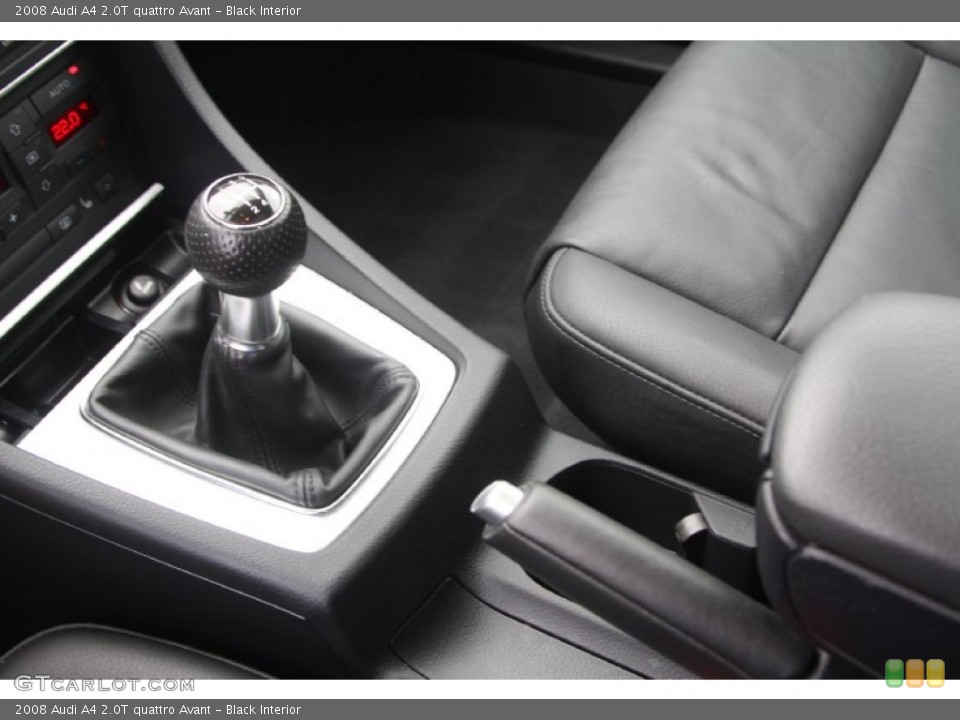Black Interior Transmission for the 2008 Audi A4 2.0T quattro Avant #67085428