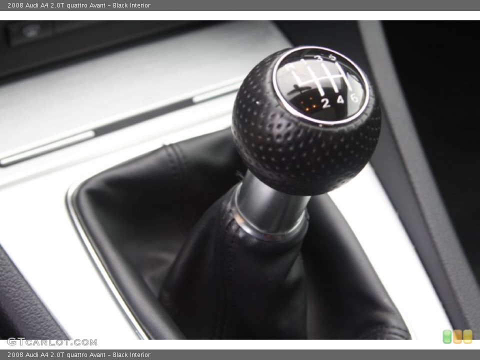 Black Interior Transmission for the 2008 Audi A4 2.0T quattro Avant #67085449