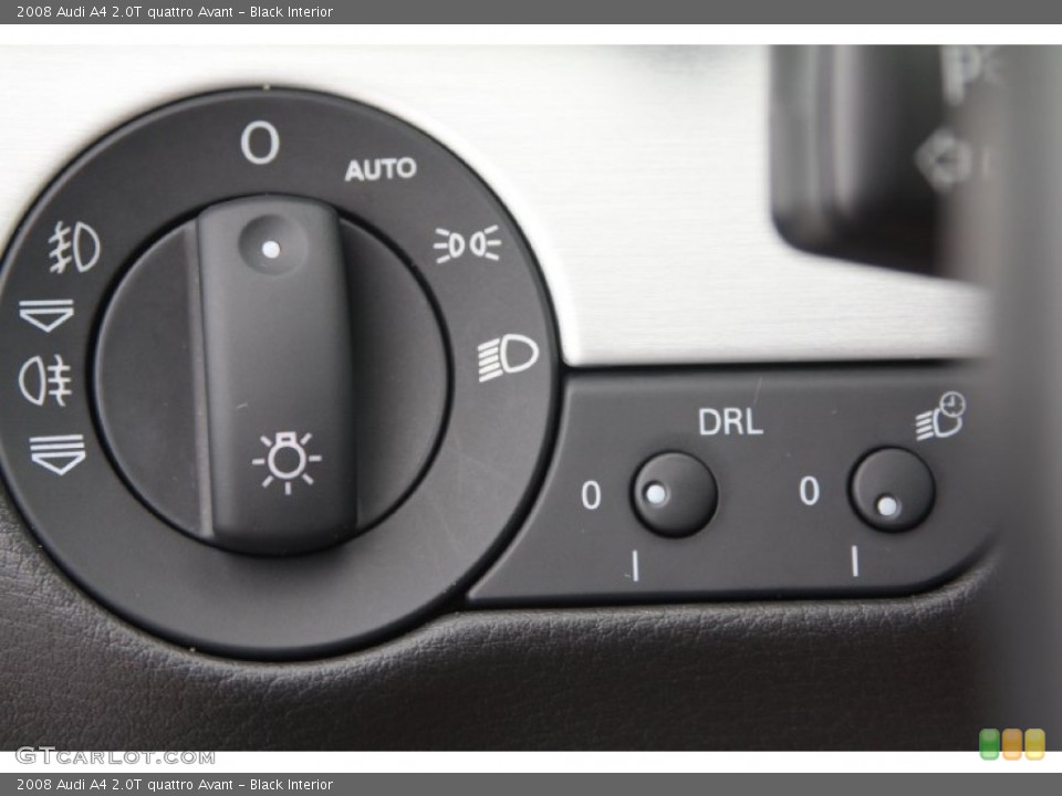 Black Interior Controls for the 2008 Audi A4 2.0T quattro Avant #67085533
