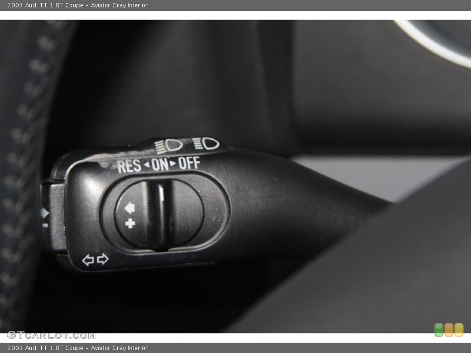 Aviator Gray Interior Controls for the 2003 Audi TT 1.8T Coupe #67085938