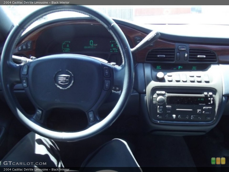 Black Interior Dashboard for the 2004 Cadillac DeVille Limousine #67086832