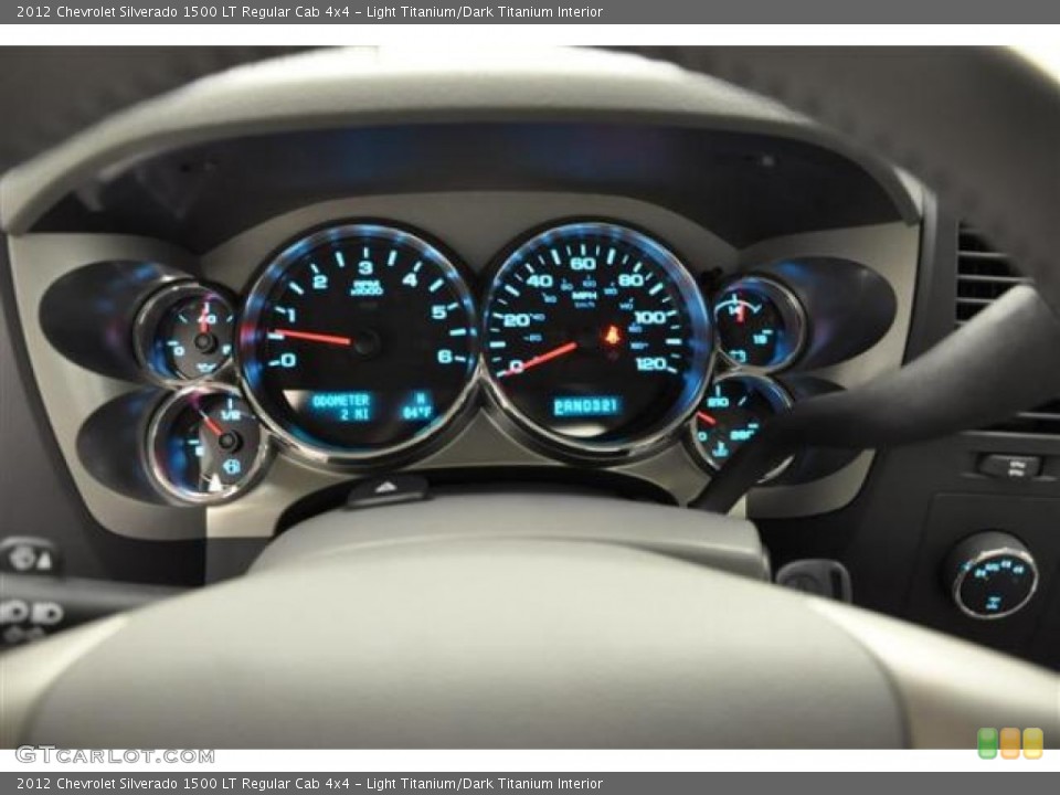 Light Titanium/Dark Titanium Interior Gauges for the 2012 Chevrolet Silverado 1500 LT Regular Cab 4x4 #67087165