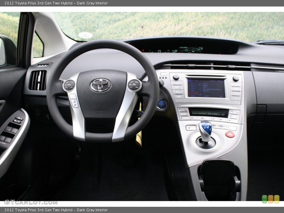 Dark Gray Interior Dashboard for the 2012 Toyota Prius 3rd Gen Two Hybrid #67087608