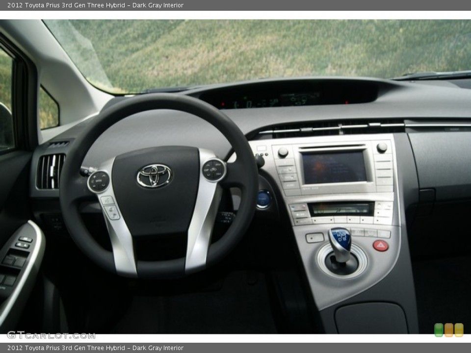 Dark Gray Interior Dashboard for the 2012 Toyota Prius 3rd Gen Three Hybrid #67087891