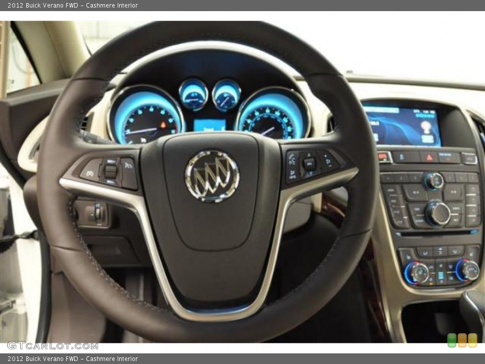 Cashmere Interior Steering Wheel for the 2012 Buick Verano FWD #67087984