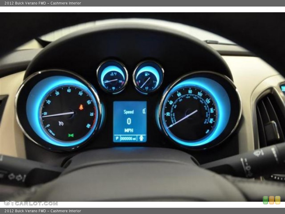 Cashmere Interior Gauges for the 2012 Buick Verano FWD #67087993