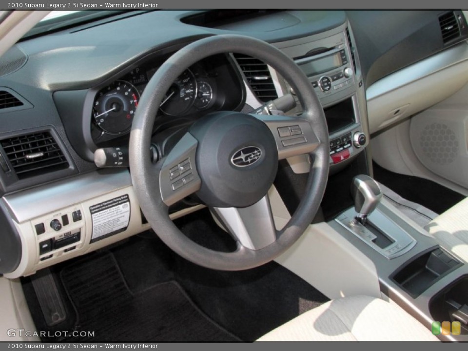 Warm Ivory Interior Photo for the 2010 Subaru Legacy 2.5i Sedan #67088266