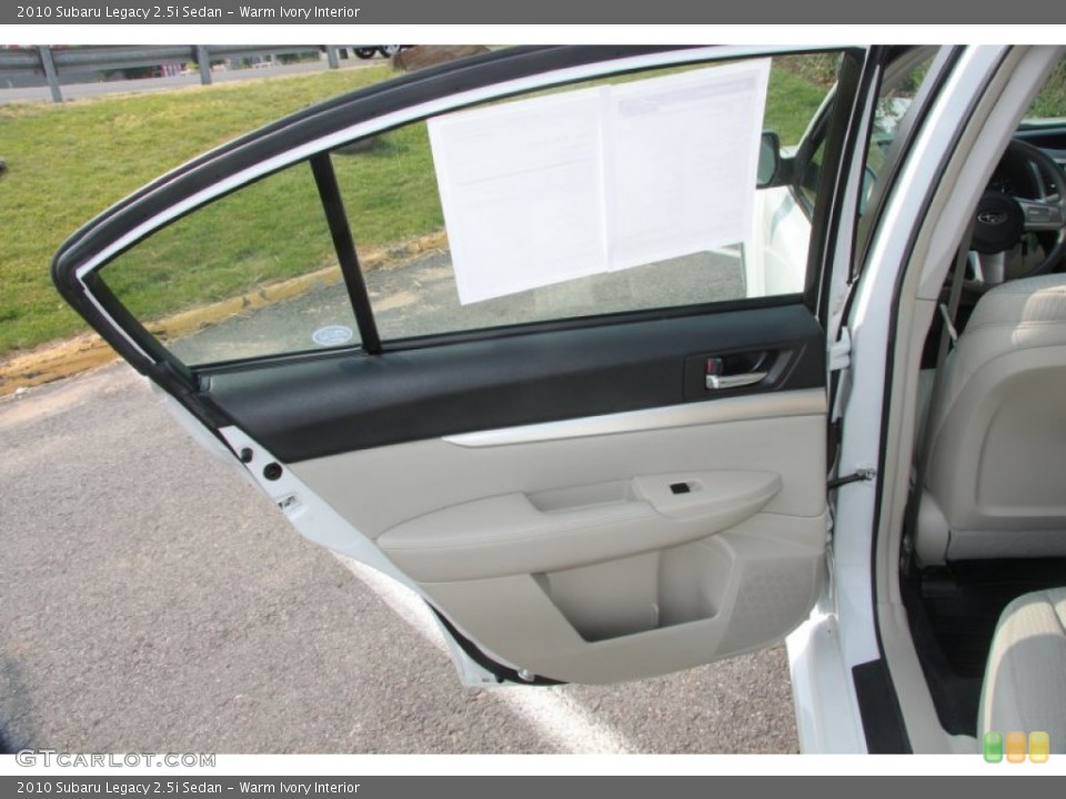 Warm Ivory Interior Door Panel for the 2010 Subaru Legacy 2.5i Sedan #67088397