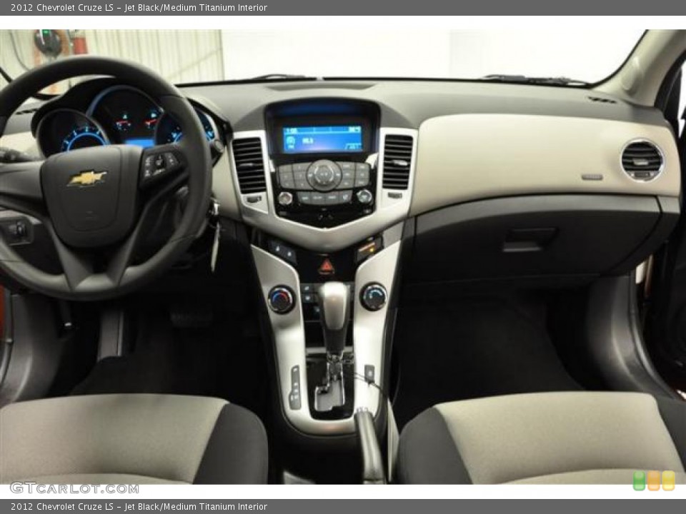 Jet Black/Medium Titanium Interior Dashboard for the 2012 Chevrolet Cruze LS #67088404