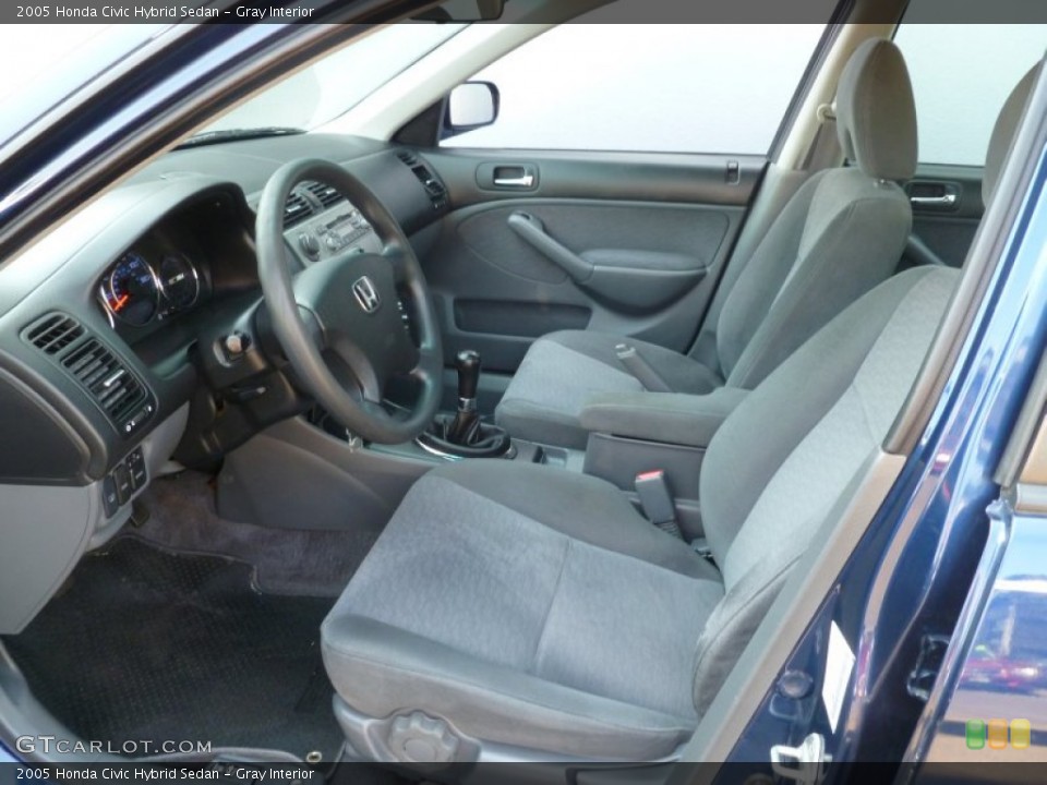 Gray Interior Photo for the 2005 Honda Civic Hybrid Sedan #67091962
