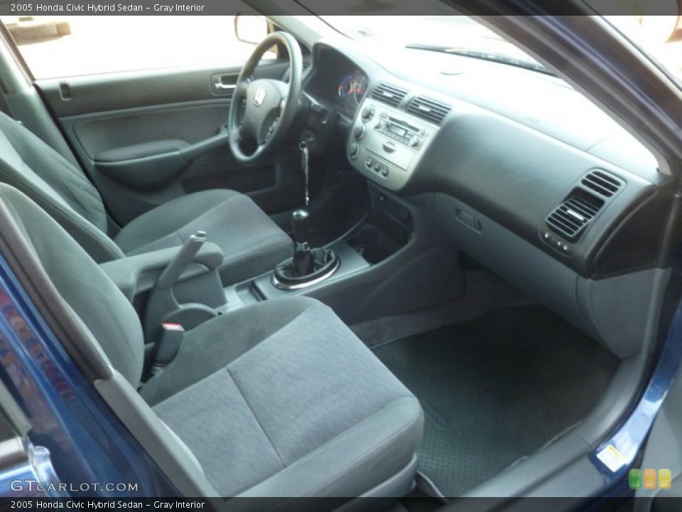 Gray Interior Photo for the 2005 Honda Civic Hybrid Sedan #67091965