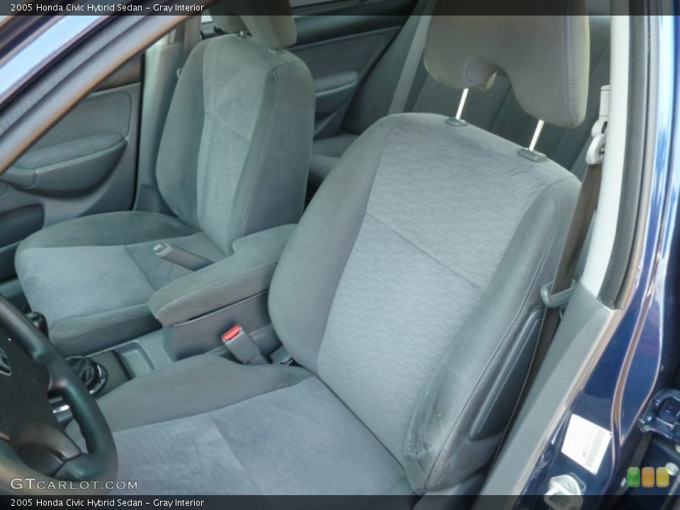 Gray Interior Photo for the 2005 Honda Civic Hybrid Sedan #67091982