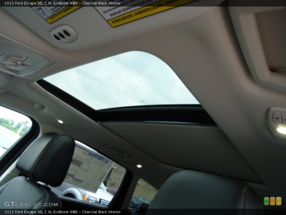 Charcoal Black Interior Sunroof for the 2013 Ford Escape SEL 2.0L EcoBoost 4WD #67095532