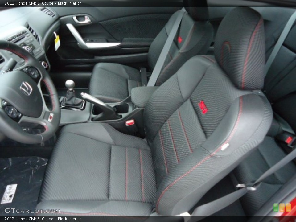 Black Interior Photo for the 2012 Honda Civic Si Coupe #67096282