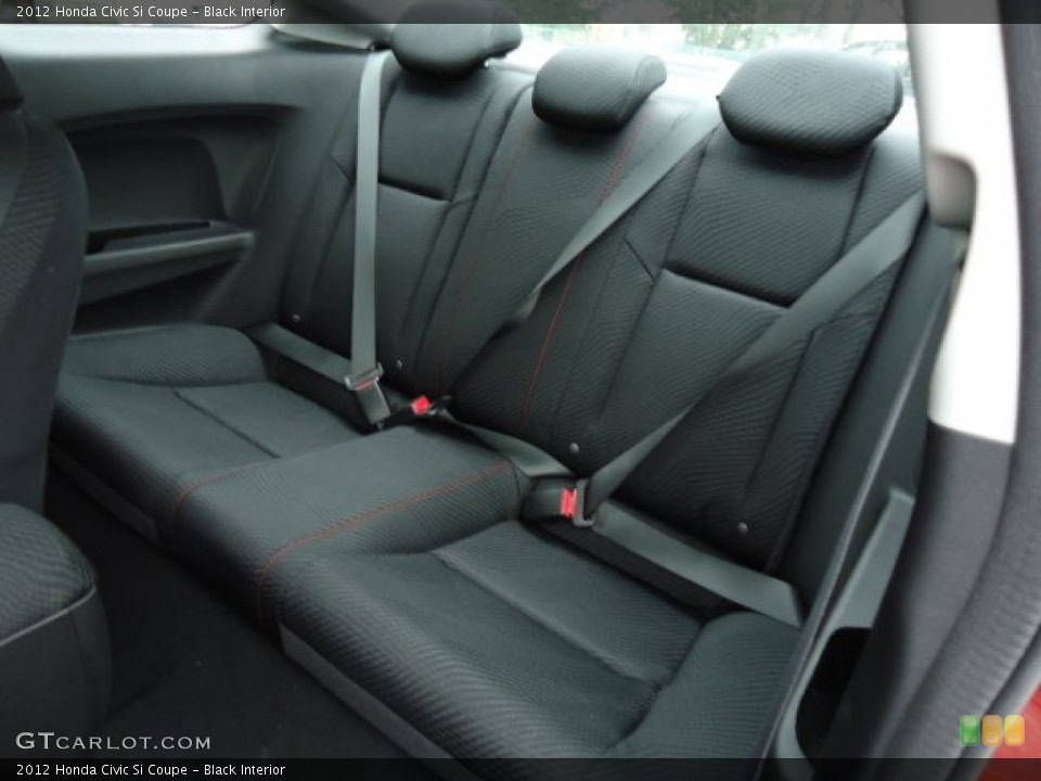 Black Interior Rear Seat for the 2012 Honda Civic Si Coupe #67096289