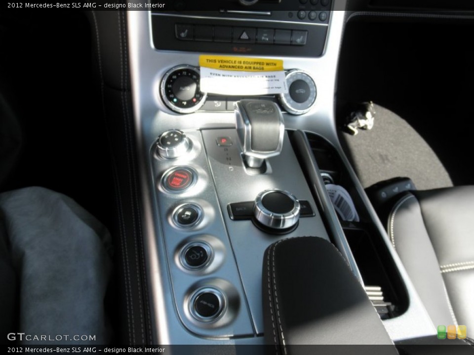 designo Black Interior Controls for the 2012 Mercedes-Benz SLS AMG #67098843