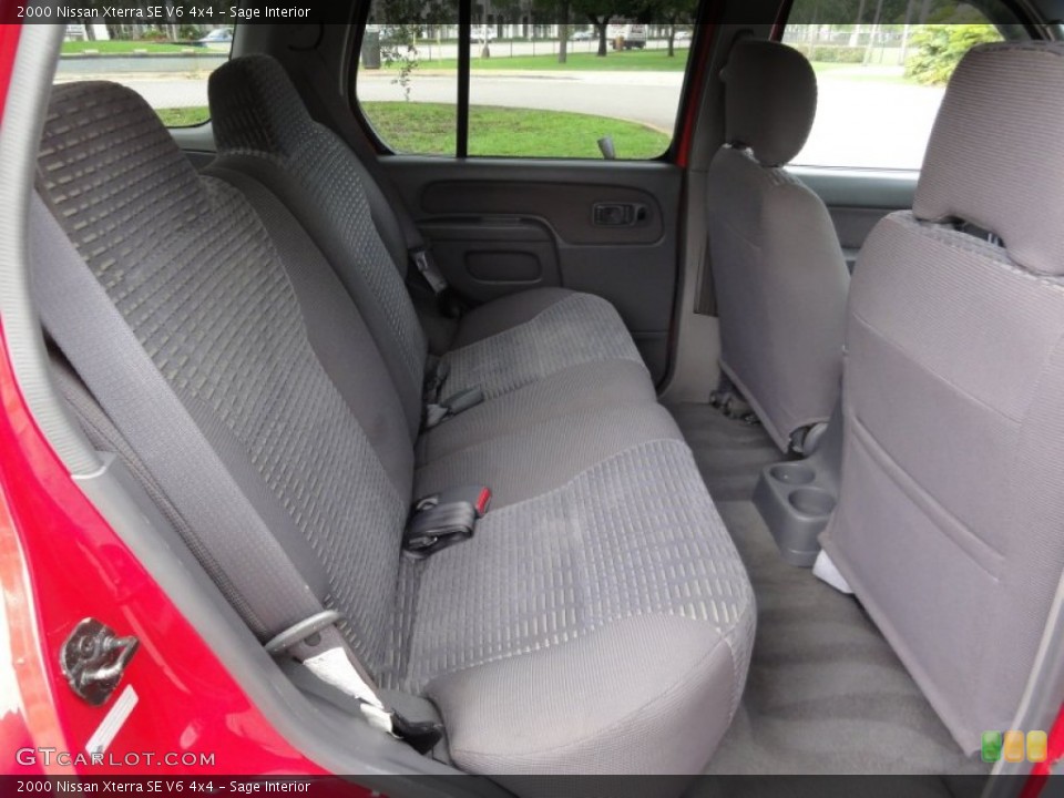 Sage Interior Rear Seat for the 2000 Nissan Xterra SE V6 4x4 #67104743