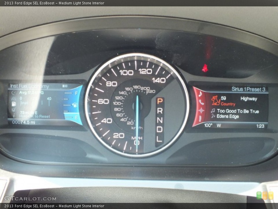 Medium Light Stone Interior Gauges for the 2013 Ford Edge SEL EcoBoost #67106369