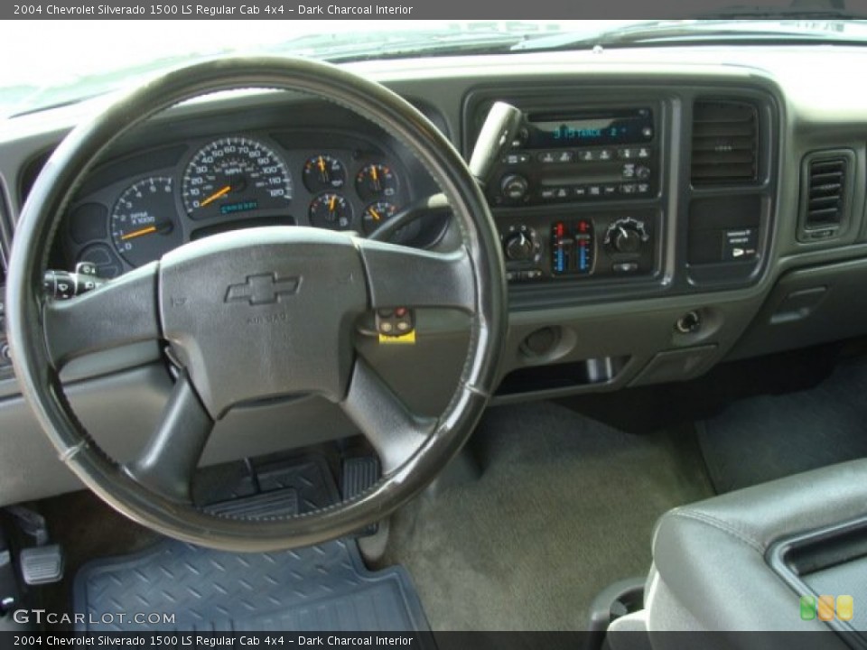 Dark Charcoal Interior Dashboard for the 2004 Chevrolet Silverado 1500 LS Regular Cab 4x4 #67108043