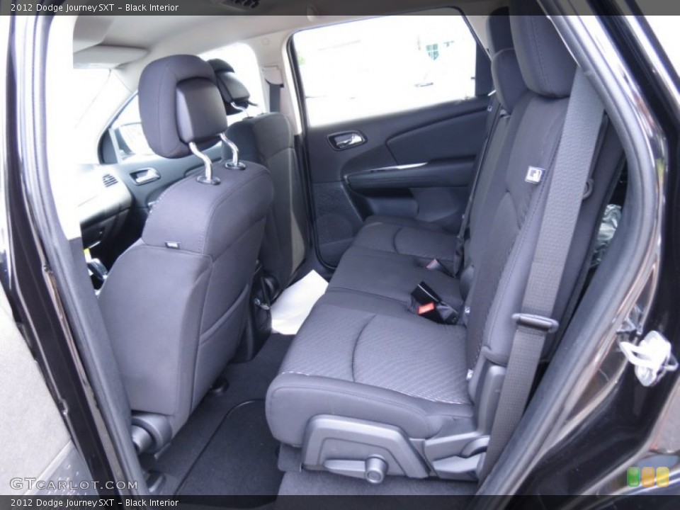 Black Interior Rear Seat for the 2012 Dodge Journey SXT #67108654
