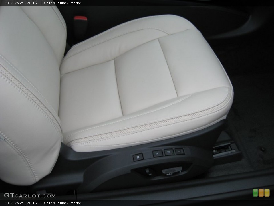 Calcite/Off Black Interior Front Seat for the 2012 Volvo C70 T5 #67116200