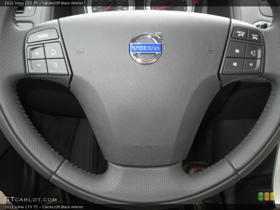 Calcite/Off Black Interior Steering Wheel for the 2012 Volvo C70 T5 #67116250