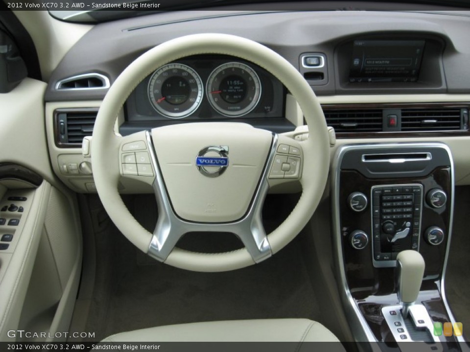 Sandstone Beige Interior Dashboard for the 2012 Volvo XC70 3.2 AWD #67116716