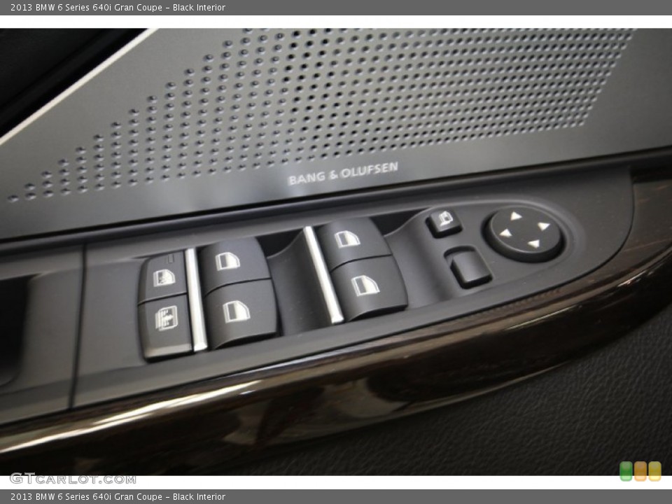 Black Interior Controls for the 2013 BMW 6 Series 640i Gran Coupe #67117229