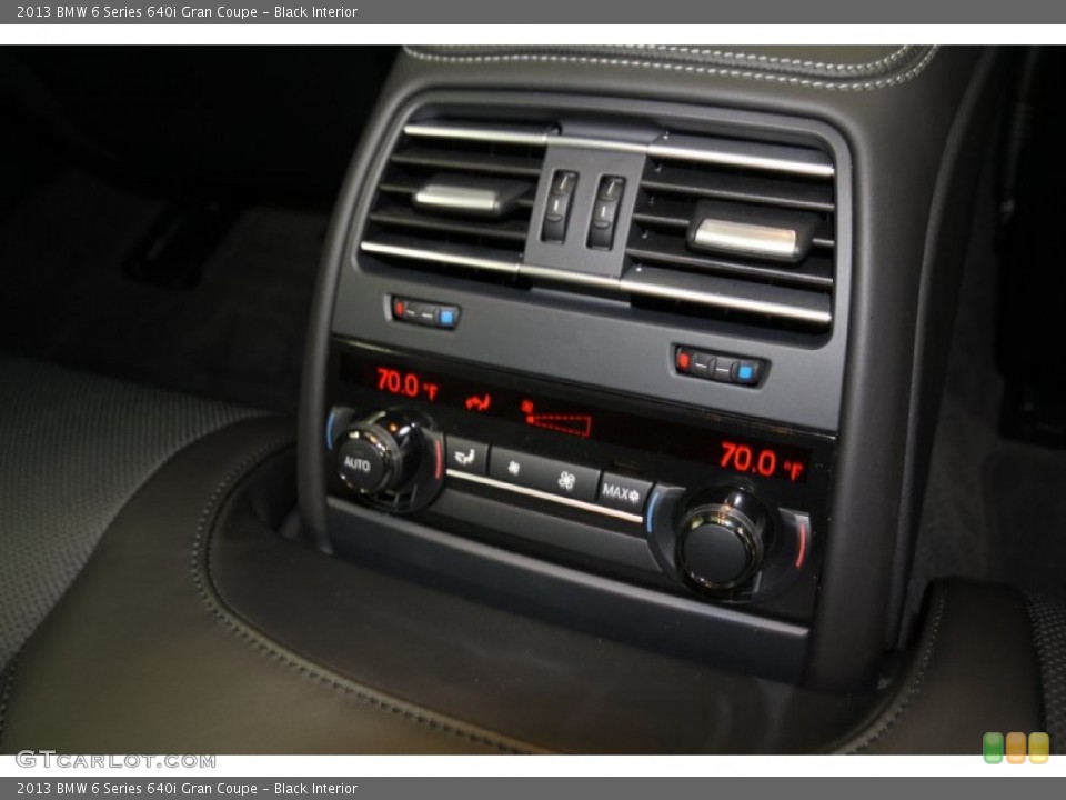 Black Interior Controls for the 2013 BMW 6 Series 640i Gran Coupe #67117277