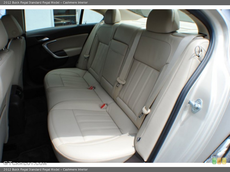 Cashmere Interior Rear Seat for the 2012 Buick Regal  #67117499