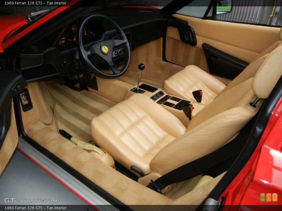 Tan Interior Photo for the 1989 Ferrari 328 GTS #67120448