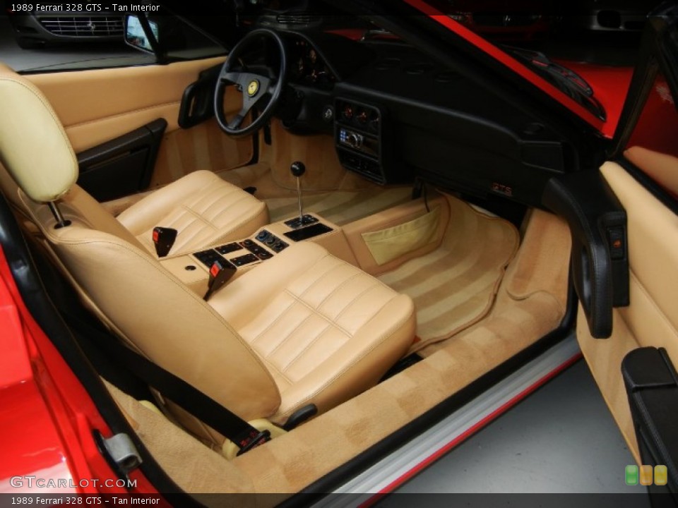 Tan Interior Photo for the 1989 Ferrari 328 GTS #67120484