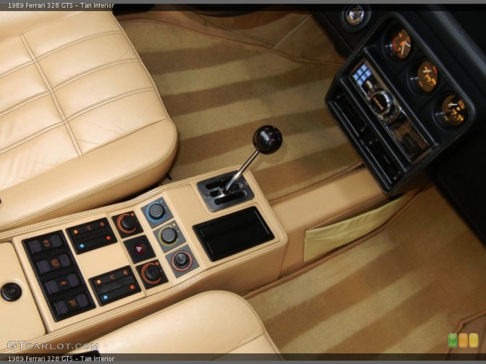 Tan Interior Controls for the 1989 Ferrari 328 GTS #67120583