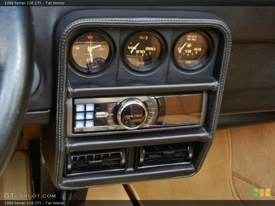 Tan Interior Gauges for the 1989 Ferrari 328 GTS #67120592