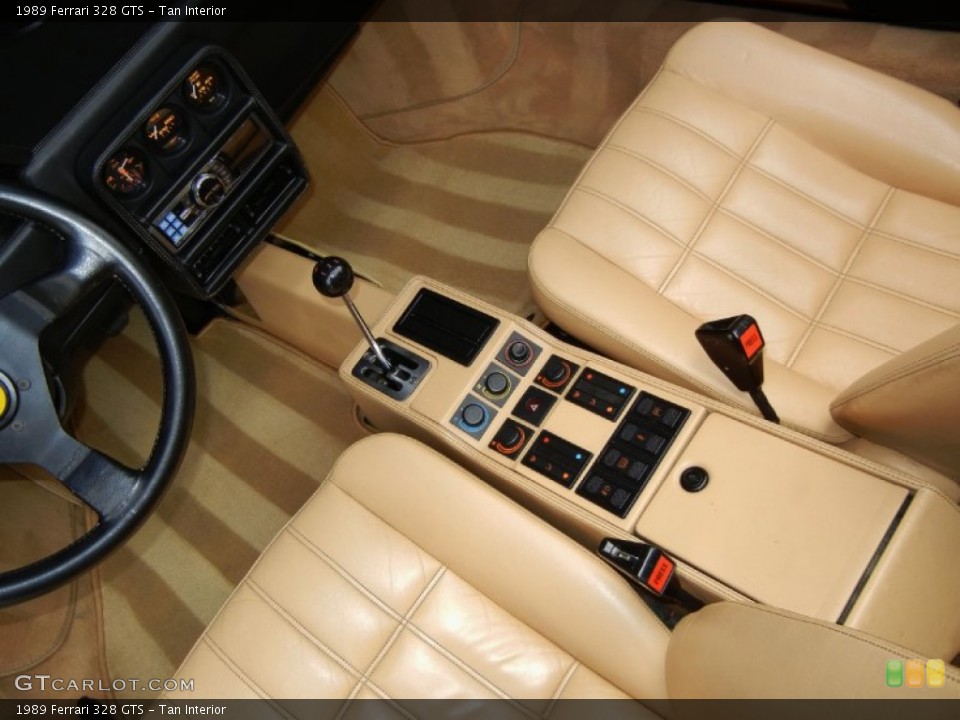 Tan Interior Photo for the 1989 Ferrari 328 GTS #67120616