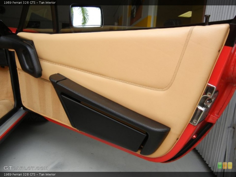 Tan Interior Door Panel for the 1989 Ferrari 328 GTS #67120637