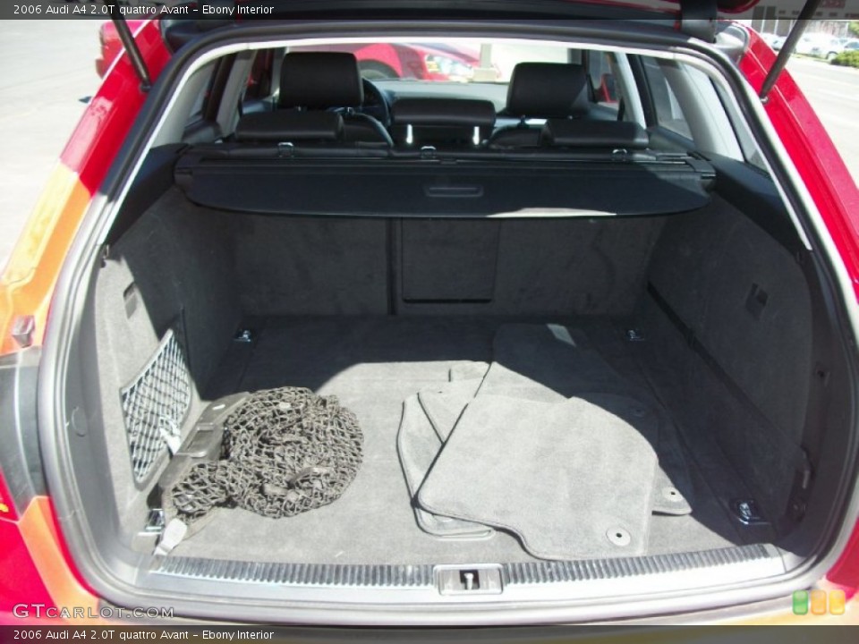 Ebony Interior Trunk for the 2006 Audi A4 2.0T quattro Avant #67121048