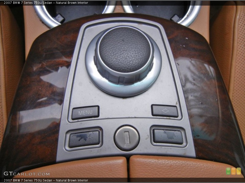 Natural Brown Interior Controls for the 2007 BMW 7 Series 750Li Sedan #67122044