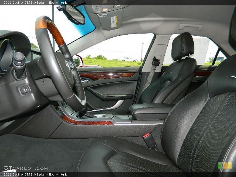 Ebony Interior Photo for the 2011 Cadillac CTS 3.0 Sedan #67125164