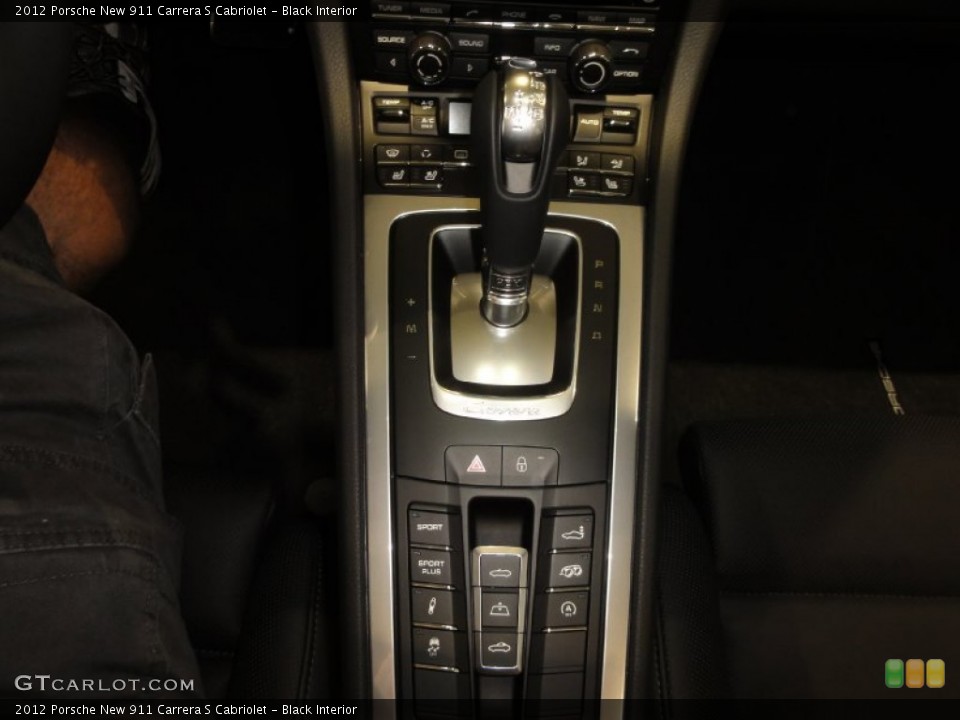 Black Interior Transmission for the 2012 Porsche New 911 Carrera S Cabriolet #67125476