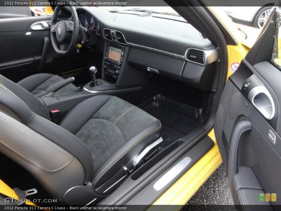 Black Leather w/Alcantara Interior Dashboard for the 2012 Porsche 911 Carrera S Coupe #67125671