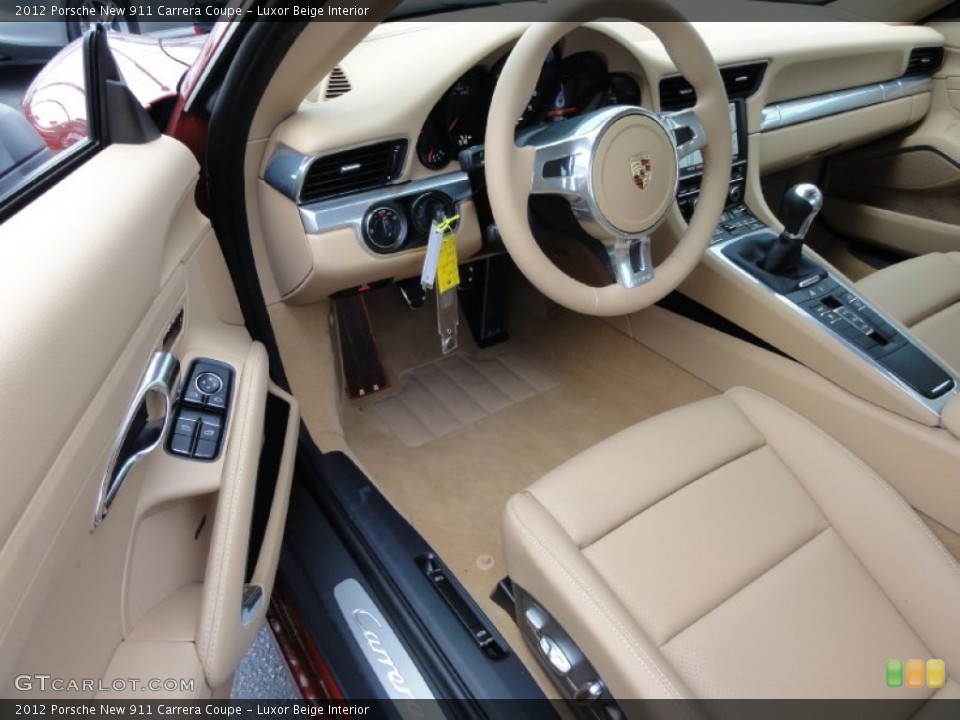 Luxor Beige Interior Photo for the 2012 Porsche New 911 Carrera Coupe #67125911