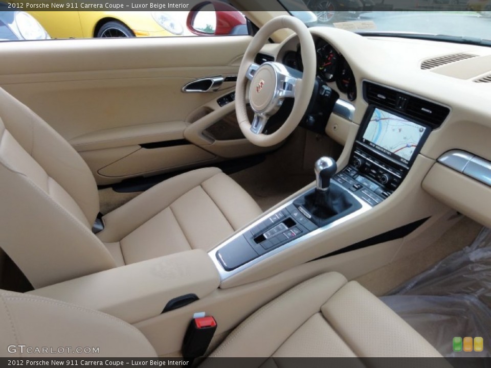 Luxor Beige Interior Photo for the 2012 Porsche New 911 Carrera Coupe #67125959