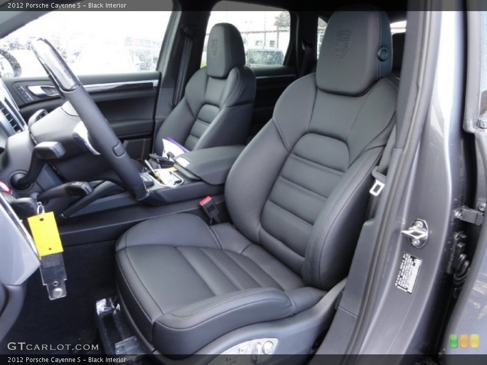 Black Interior Front Seat for the 2012 Porsche Cayenne S #67126250