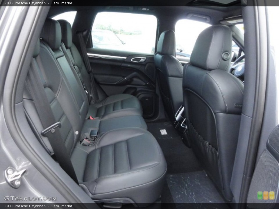 Black Interior Rear Seat for the 2012 Porsche Cayenne S #67126301