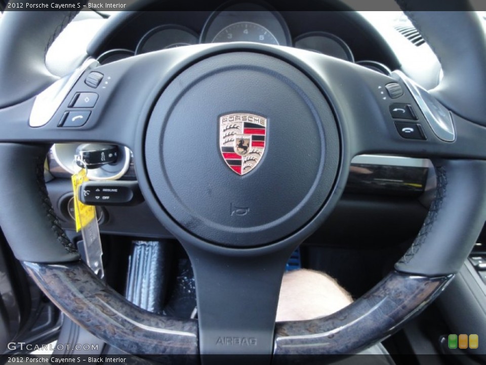 Black Interior Steering Wheel for the 2012 Porsche Cayenne S #67126421